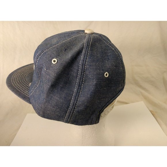 WHITE TRUCKS WT K-Brand Cap Trucker Hat Snapback Baseball Vintage 80s denim - Picture 6 of 9